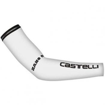 Castelli Nanoflex Armwarmer, Nanoflex, blanco, Large