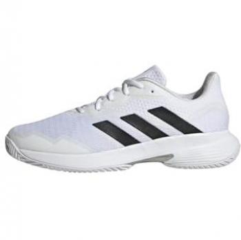 Adidas Court Jam Control Zapatilla Para Pista Cubierta Hombres - Blanco, Azul Oscuro