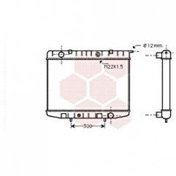 Van Wezel 37002337 radiador de refrigeración del Motor