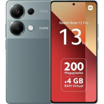 Xiaomi Redmi Note 13 Pro 8GB+256GB Forest Green, Smartphone, Pantalla AMOLED de 6.67 Full HD+ 120Hz, Triple Cámara hasta 200MP, Batería