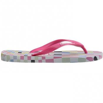 Chanclas Havaianas Top Check Blanco/Rosa Talla 41-42