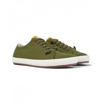 CAMPER Peu Rambla - Men's Green Cotton Sneakers in size 41 and size 8