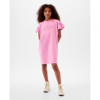 Vestido tipo camiseta de niña con volantes Gap