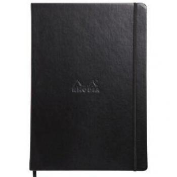 Cuaderno RNK Verlag Notas Negro Carbón A4, Rayado, 96 Hojas