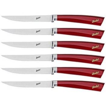 Set Elegante de 6 Cuchillos de Carne en Acero Inoxidable
