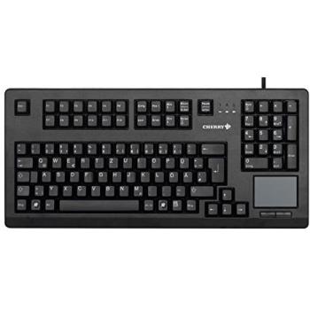 Teclado USB Cherry TouchBoard G80-11900 QWERTY Nórdico Negro con Panel Táctil y Switches Mecánicos CHERRY MX Gold