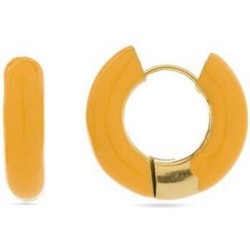 Pendientes Raki de Luxenter, acabados en oro amarillo de 18k