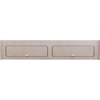 Gabinete Superior para Camper Van - Natural / 120 x 25 x 25 cm / Liso