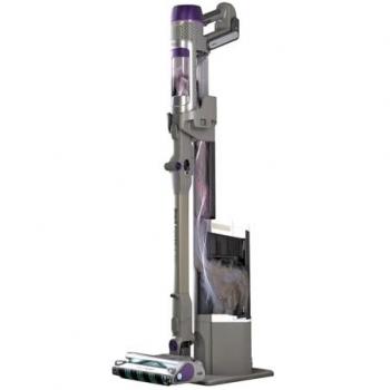 Aspirador Escoba Shark Power Detect IP3251EUT - Sin Cable, Vaciado Automático 2L, Autonomía de 70 min, Accesorios para Mascotas y Multisuperficie, Gris