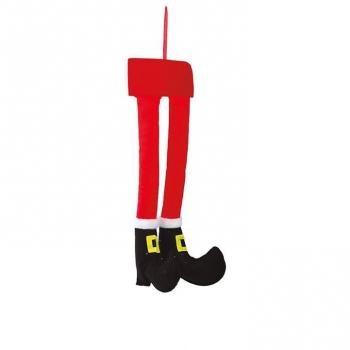 Decoración Piernas de Papá Noel 50 cm