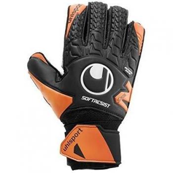 uhlsport Soft Resist Flex Frame Guantes, Juventud Unisex, Negro, 5