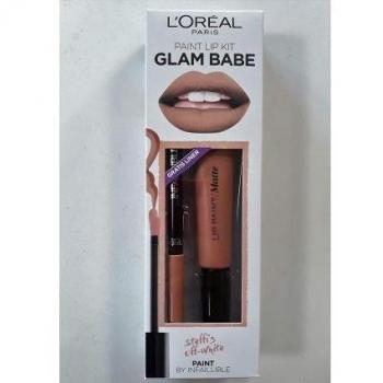 L'Oréal Paint Lip Kit Glam Babe 208 Off White Lip Liquid + 208 Off White Lip Liner