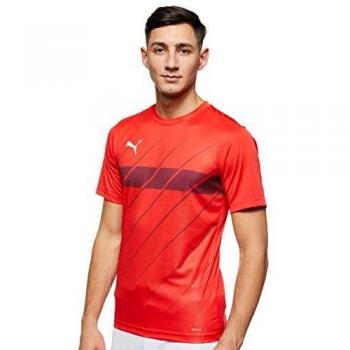 Puma ftblPLAY Graphic 2019-2020, Camiseta, Puma Red-Burgundy, Talla M