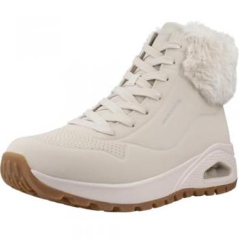 Bota Mujer Skechers Uno Rugged Blanco, tipo: bota, características: diseño robusto, color blanco, modelo Uno Rugged, adecuado para uso diario y actividades al aire libre, talla 37 EU