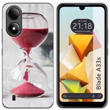 Funda de Silicona para Zte Blade A33s con Diseño de Reloj y Dibujos