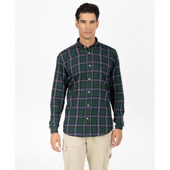 Camisa El Pulpo cuadros verde