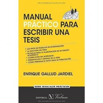 MANUAL PRÁCTICO PARA ESCRIBIR UNA TESIS