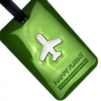 Happy Flight Square Luggage Tag - Alife Design