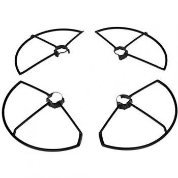 yuneec 4 x Propeller Protección con 12 x Tornillos de fijación para Typhoon Q500 de Serie, Negro