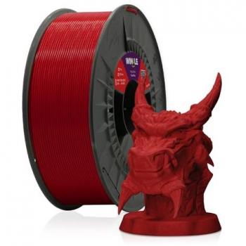 Filamento PLA 870 Winkle 1.75mm Rojo Diablo 1kg - Dureza Extrema y Proceso de Recocido
