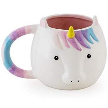Balvi Mug Unicorn Taza con Cara de Unicornio Capacidad: 482ml Cerámica