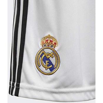 Adidas Real Madrid Home Replica, Pantalones Cortos Deportivos niño, Core White/Nero, 1112