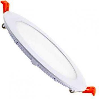 Placa LED Circular SuperSlim 12W Corte Ø 155 mm Luz Cálida 3000K
