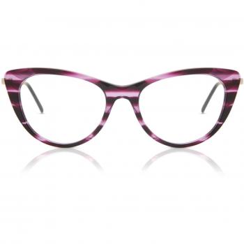 Cat Eye Armazón Completo de Plástico Purple para Mujer - Gafas Anti-Azules - SmartBuy Collection