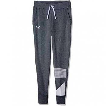 Under Armour Rival Jogger Pantalón, Niñas, Gris, XS