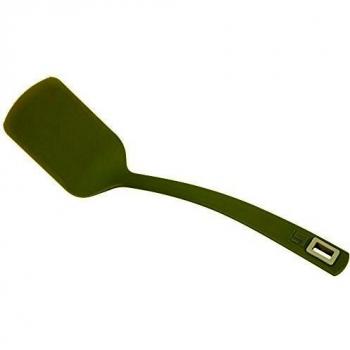 Bergner Espátula de Cocina, Nailon, Verde, 36 cm