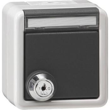 Gira 456930 Grey Schuko Socket Outlet with Protective Contact and Locking Mechanism