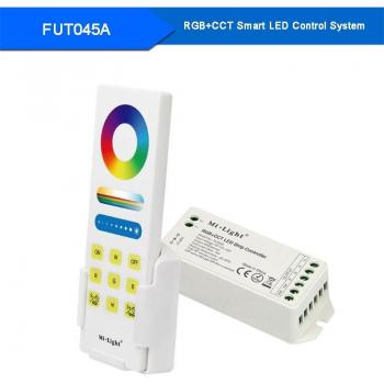 Controlador LED Inteligente Miboxer 2.4G Inalámbrico RGB/RGBW/RGB+CCT con Panel WIFI y Regulador de Intensidad DC12V-24V