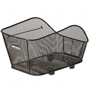 Basil Icon M Cestino per bicicletta, Unisex Adulto, Nero, 40 x 33 x 25 cm