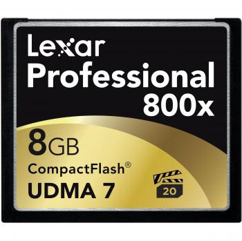 Lexar Professional UDMA 800X Compact Flash - Memoria Compact Flash de 8 GB
