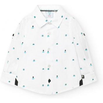 Camisa de niño de popelín estampada - BCI