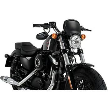 Placa Frontal Puig 20399J ABS Negro Mate Unisex