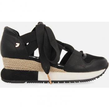 GIOSEPPO 65422 LIZARDA Sandalias de cuña Mujer Negro