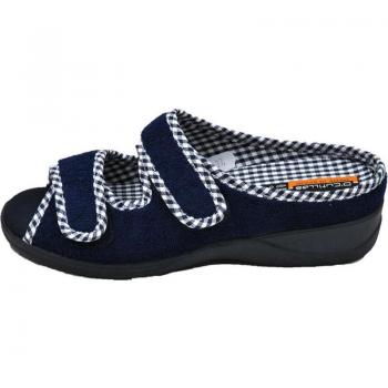 Zapatillas para el hogar Doctor Cutillas modelo 21823 para mujer en color azul marino
