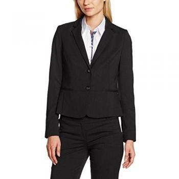 Daniel Hechter 30190 700708 Blazer, Chaqueta de Traje Para Mujer, Negro