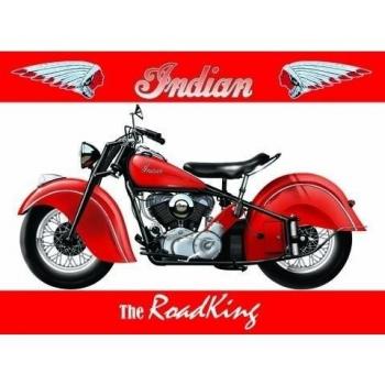 Original imán - Indian the Road King - regalo decoración cocina nevera Imán 10903