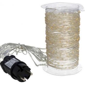 Luces de Navidad 300 LEDs Blanco Cálido 22,5 m