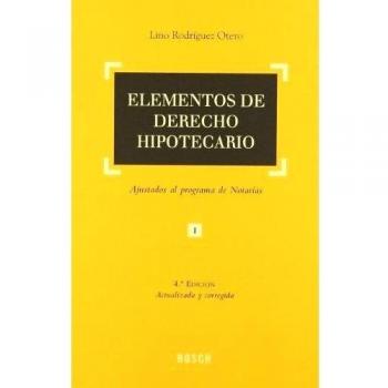 ELEMENTOS DE DERECHO HIPOTECARIO
