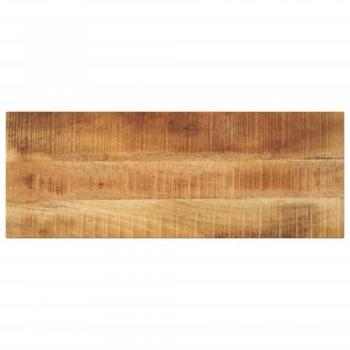 Tablero de mesa rectangular madera maciza mango 90x40x2,5 cm Marrón
