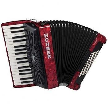 HOHNER BRAVO III 72 ROJO A16632 SILENTKEY