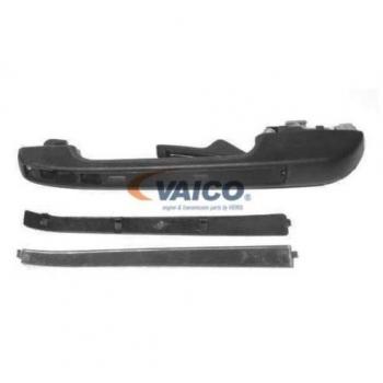 Manecilla de puerta trasera izquierda VAICO V10-6146 para VW Golf, Jetta, Passat y Santana, negra sin llave