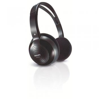Philips SHC1300 - Auriculares de diadema cerrados inalámbricos, negro