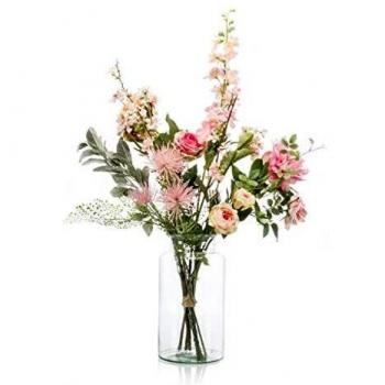 Emerald Ramo de Flores Artificiales Pretty Pink XL Decoración Maceta Plantas
