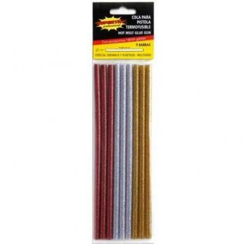 SILICONA TERMOFUSIBLE DE PURPURINA