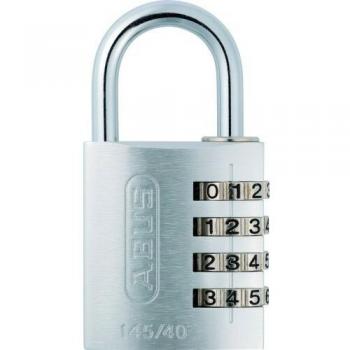 Abus 488146 145/40 - Candado de combinación, color plateado