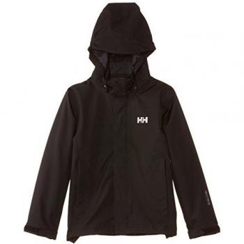 Helly Hansen JR Seven J Jacket - Chaqueta para niños, color negro, talla 128/8